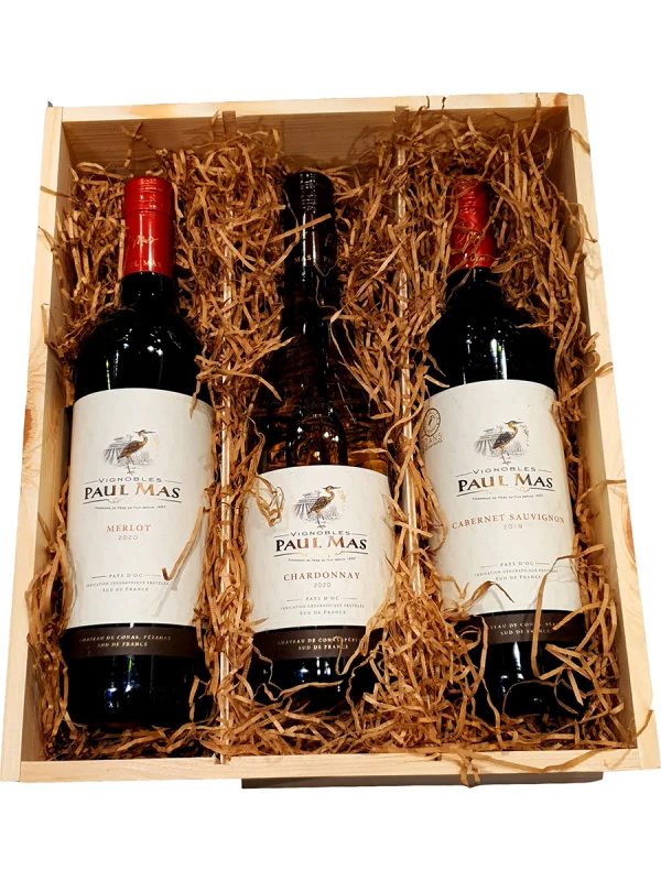 Kerstpakket 3-vaks Paul Mas