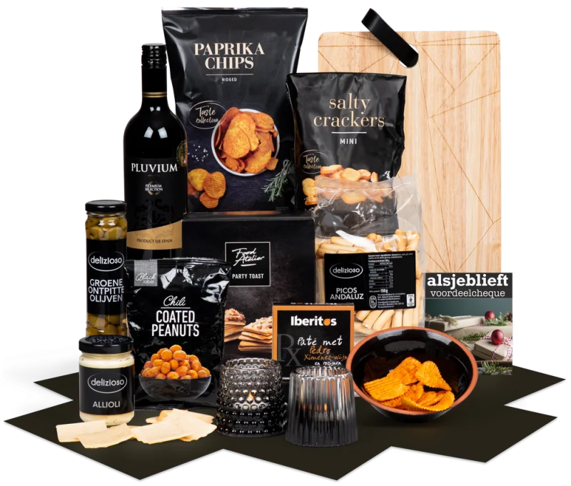 Kerstpakket Borrel & Bites