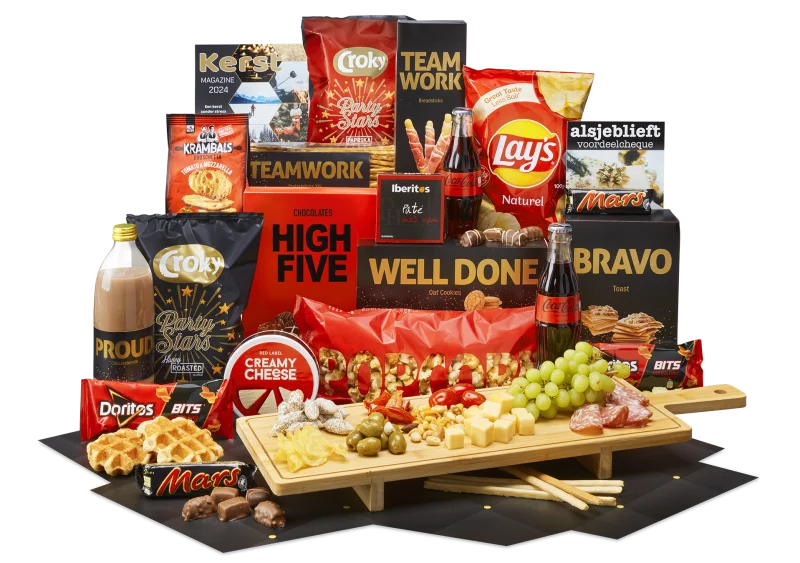 Kerstpakket Borrelplank