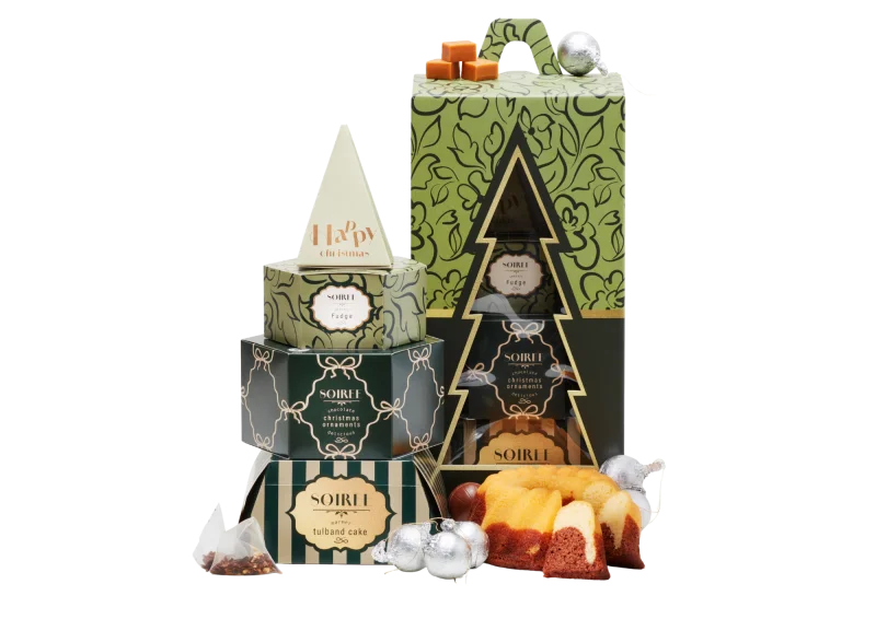 Chapeau kerstpakket met luxe lekkernijen