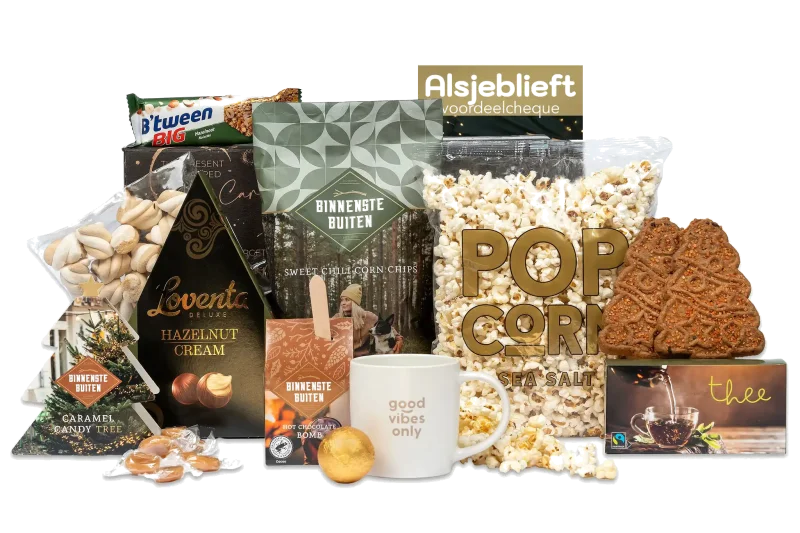 Cosy Xmas kerstpakket met mok en lekkernijen