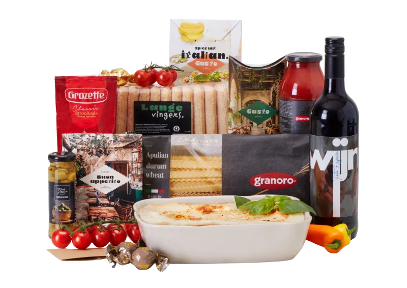 Afbeelding van Culinaire Kerstpakket met Italiaanse lekkernijen