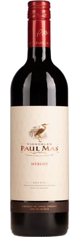Kerstpakket Domaines Paul Mas, Pays d'Oc, Frankrijk - Merlot Classique