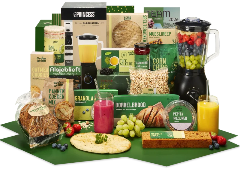 Een goed begin kerstpakket met biologische producten