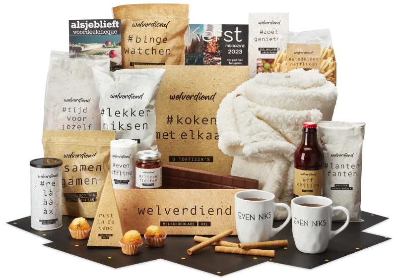 Kerstpakket Even niets