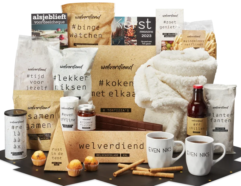 Kerstpakket Even niets