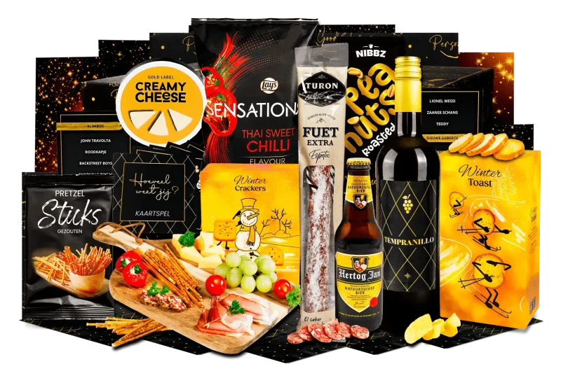 Kerstpakket Feestelijke plank
