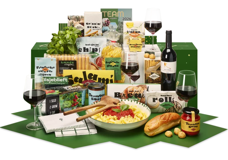 Gekruid kerstpakket met Italiaanse producten