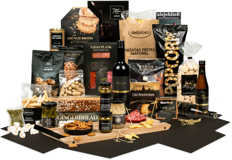 Kerstpakket Gevulde Borrelplank