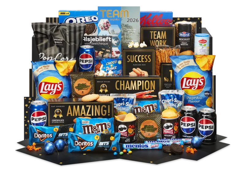 Geweldig kerstpakket vol lekkernijen en verrassingen