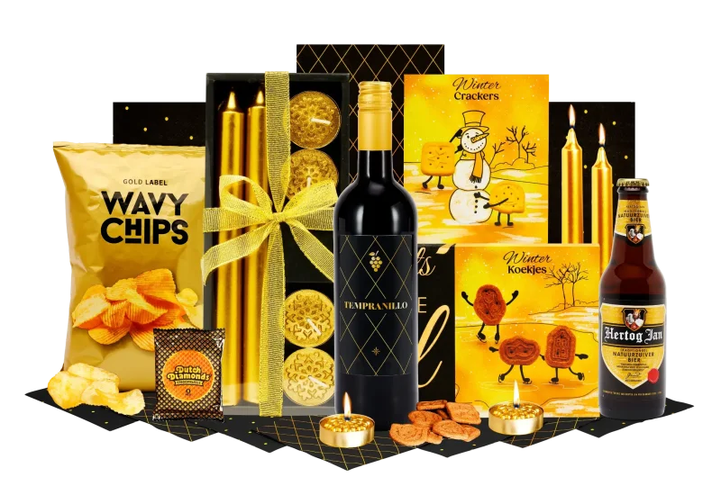 Kerstpakket Goud feest