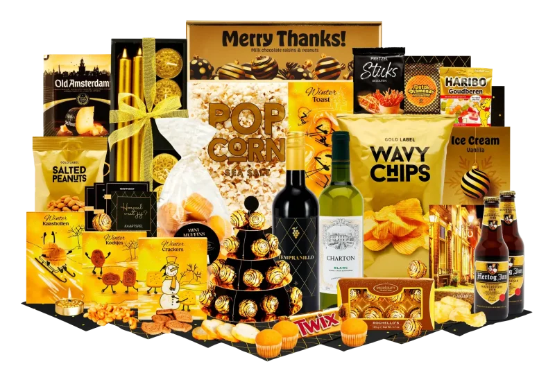 Kerstpakket Goud randje