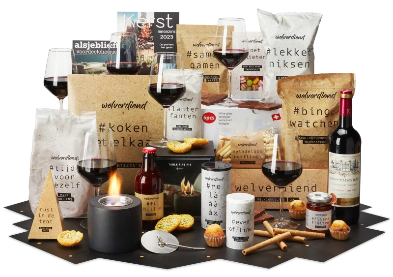 Kerstpakket Hashtag