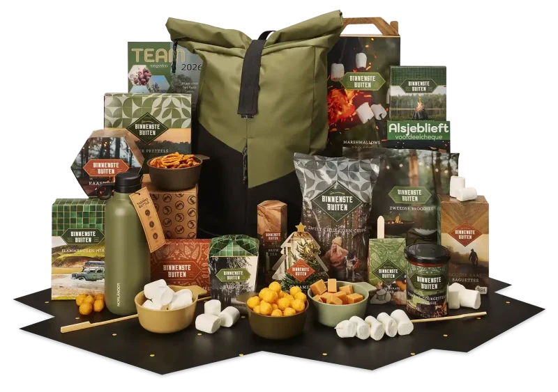 Kerstpakket Inpakken en meenemen