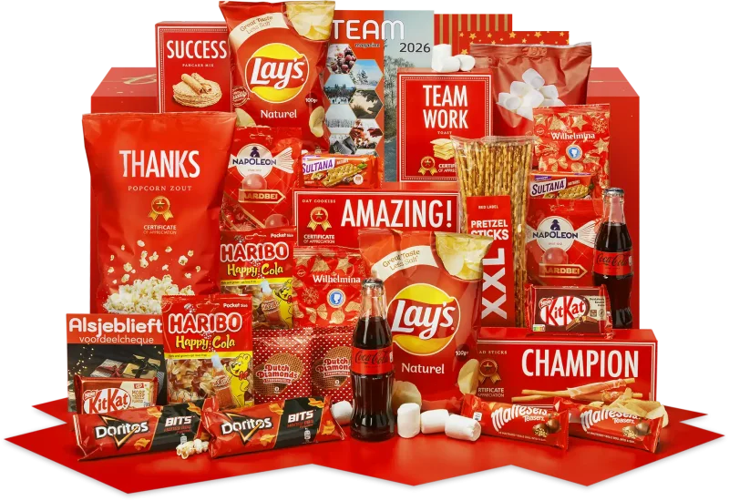 Kerstmix pakket met diverse lekkernijen