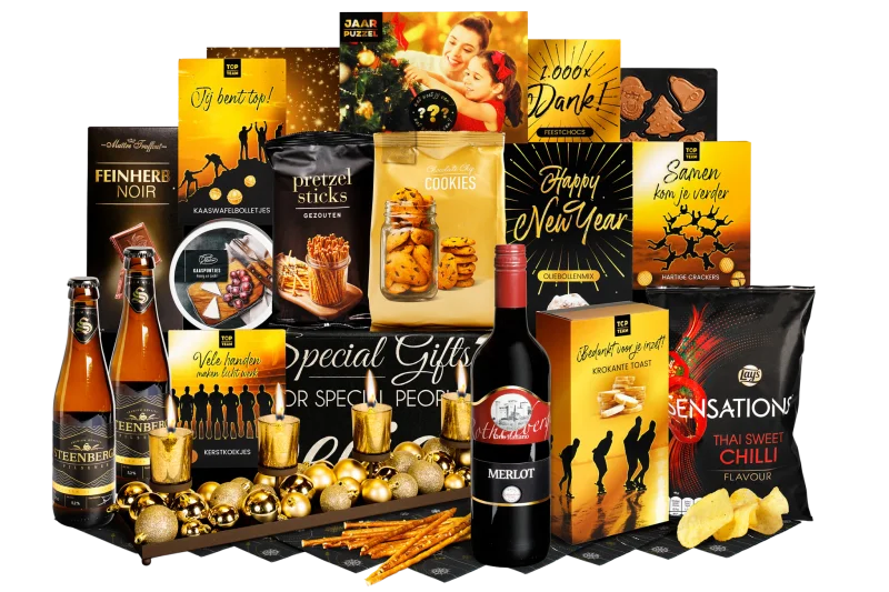 Kerstpakket Lichtpuntjes in het goud