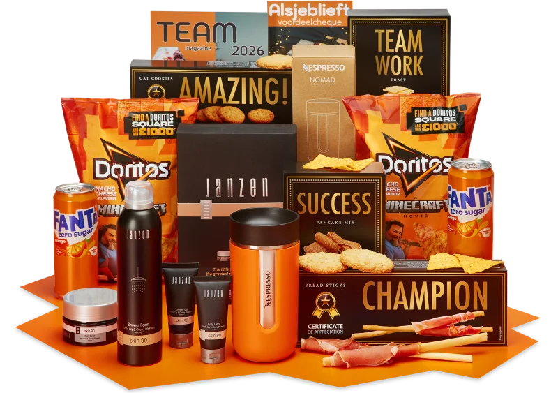 Kerstpakket met Nespresso en wellnessproducten