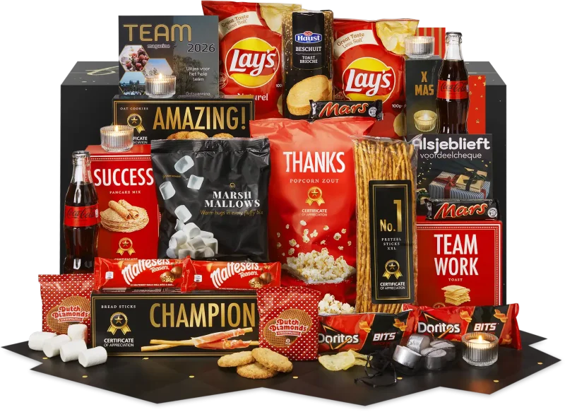 Number One Kerstpakket met A-merken en verrassingen