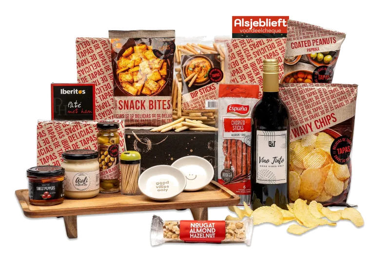 Olé tapas kerstpakket met heerlijke delicatessen