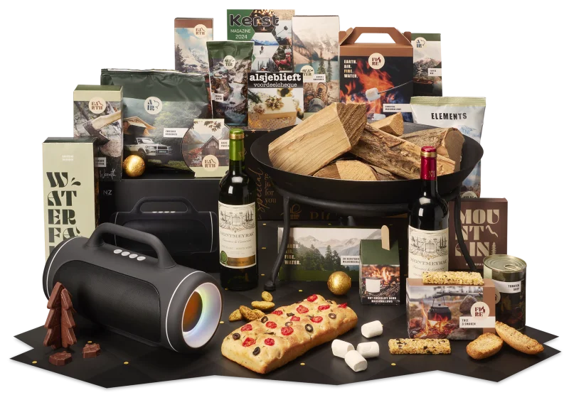 Kerstpakket Om het kampvuur