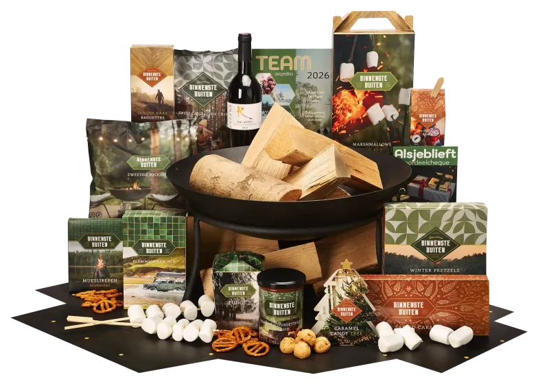 Kerstpakket Om het vuur