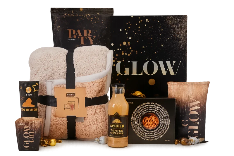 Onder De Deken kerstpakket met plaid en lekkernijen