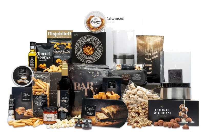 Blomus lantaarn Partylight met kerstlekkernijen
