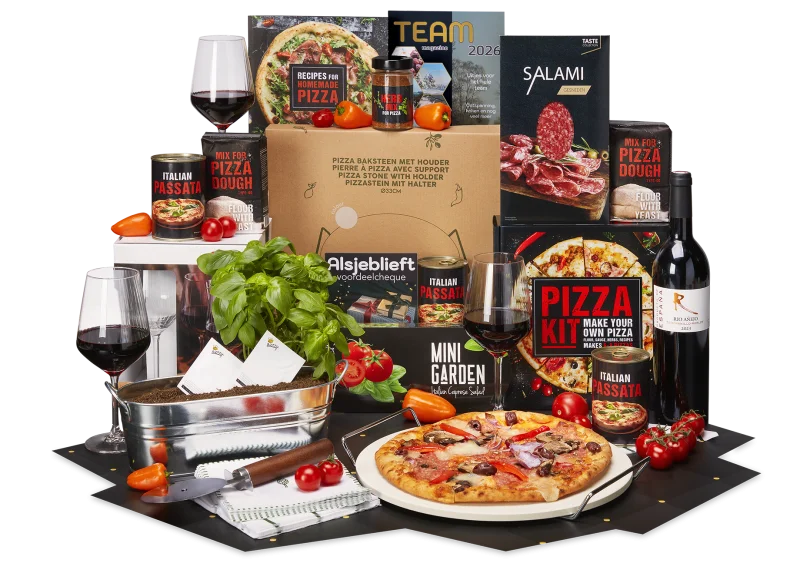 Pizzatime kerstpakket met Italiaanse lekkernijen