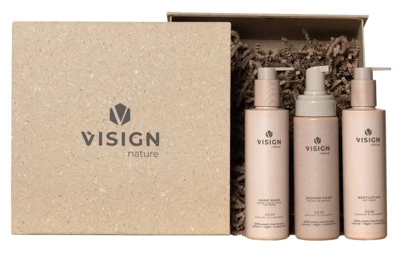 Kerstpakket Shower Foam + Body Lotion Hand Wash Gift Box NATURE'S BEST