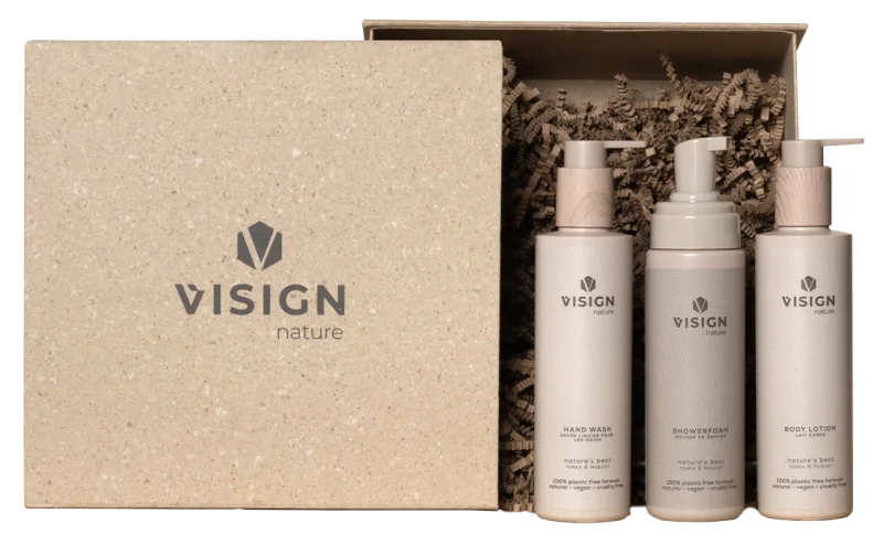 Kerstpakket Shower Foam + Body Lotion Hand Wash Gift Box THERE'S NO PLANET B