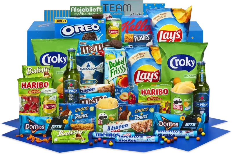 Spectaculair kerstpakket met diverse lekkernijen en verrassingen