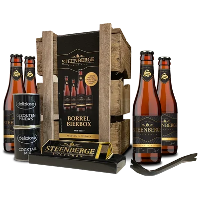 Kerstpakket Steenberge Bierbox 4x25cl.