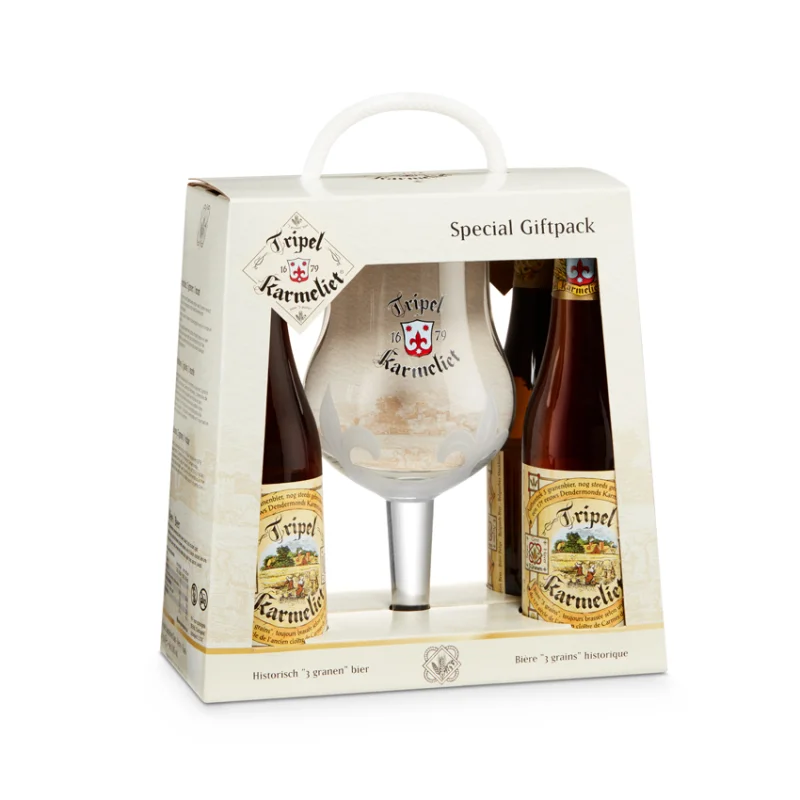 Kerstpakket Tripel Karmeliet geschenkverpakking