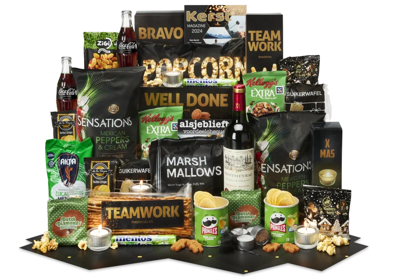 Kerstpakket Wat een team