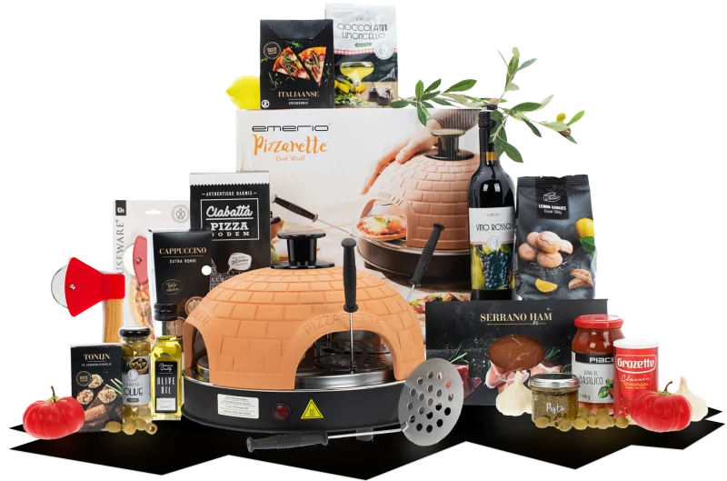 Kerstpakket Wie wil pizza?