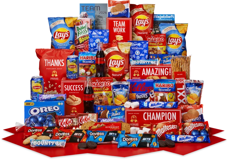 Wintermix kerstpakket met diverse lekkernijen