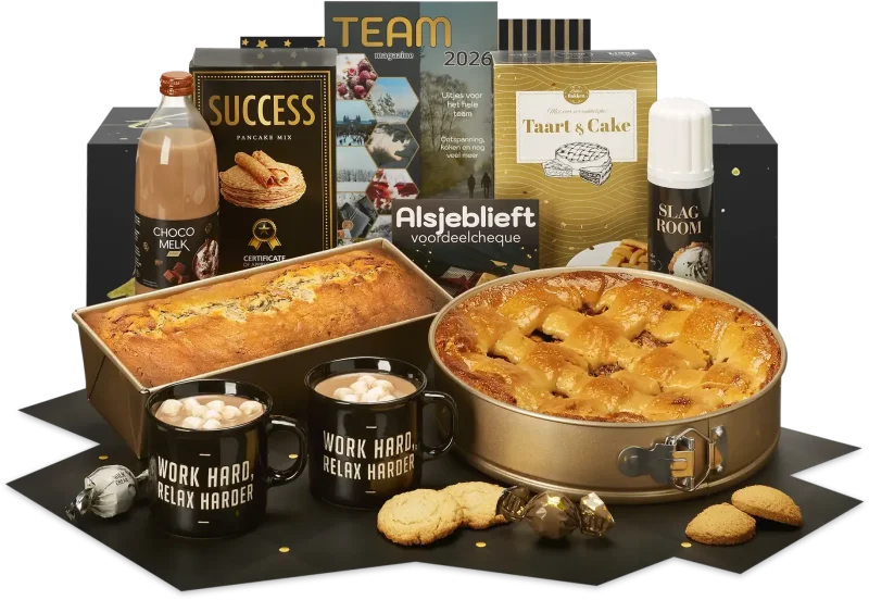 Zoet kerstpakket met bakproducten en verrassingen