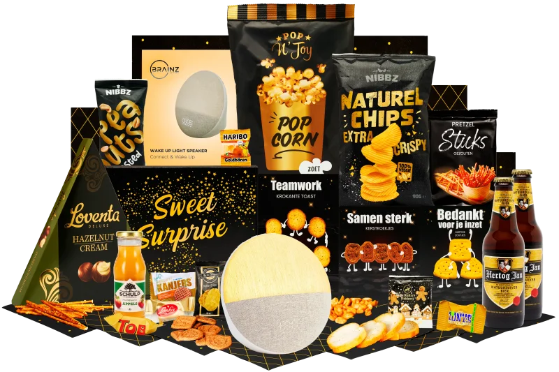 Zon kerstpakket met wake up light en lekkernijen