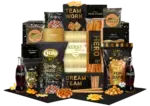 Kerstpakket met Coca Cola, Popcorn, chips, suikerwafels en diverse hartige snacks