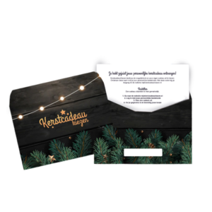 Cadeau enveloppe van KerstcadeauKiezen